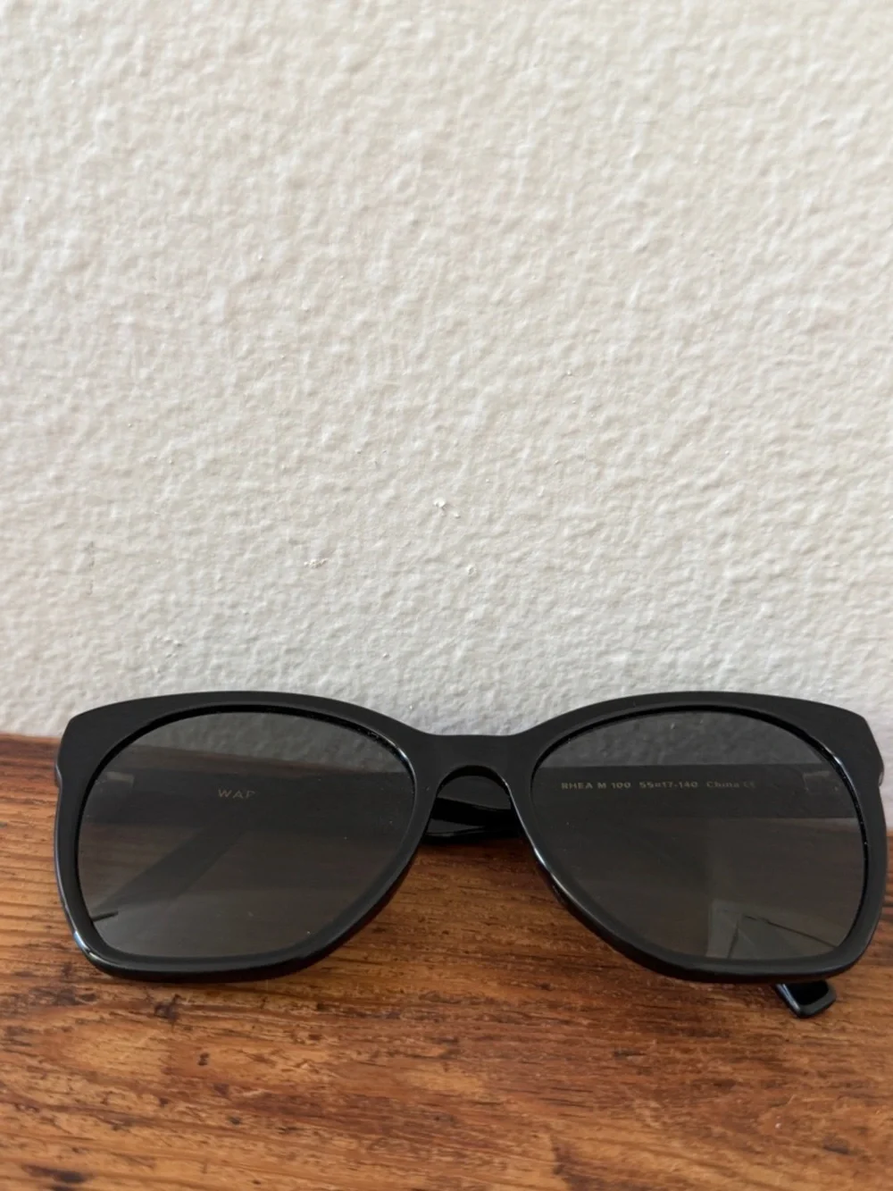Warby Parker them black lenses